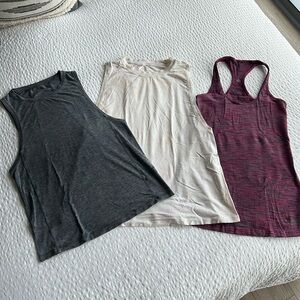 Bundle of 3 Lulu Lemon Tops